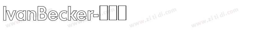 IvanBecker字体转换