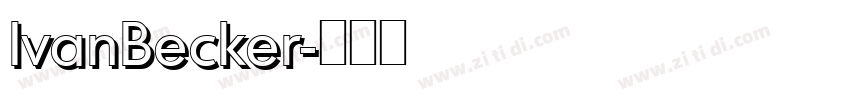 IvanBecker字体转换