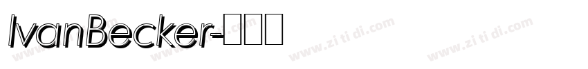 IvanBecker字体转换