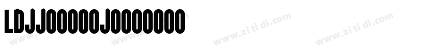 LDJJessieJill字体转换