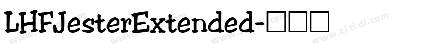 LHFJesterExtended字体转换