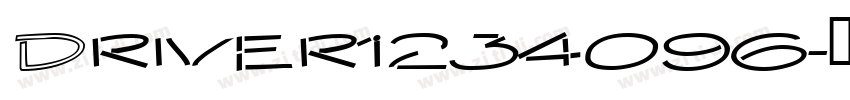 Driver1234096字体转换