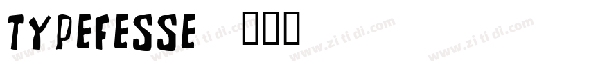 Typefesse字体转换