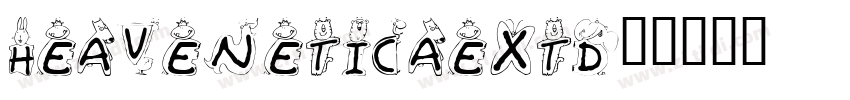 heaveneticaextd9字体转换