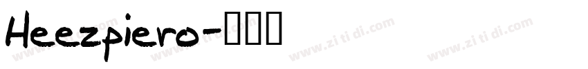 Heezpiero字体转换