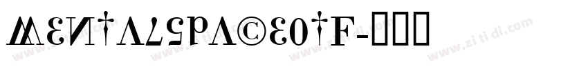 MentalSpaceotf字体转换