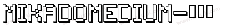 MikadoMedium字体转换