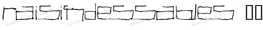 RaisindesSables字体转换