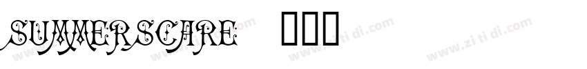 summerscare字体转换