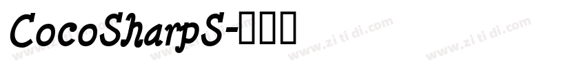 CocoSharpS字体转换