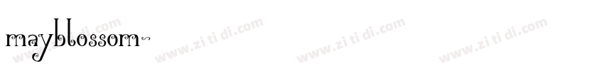 mayblossom字体转换