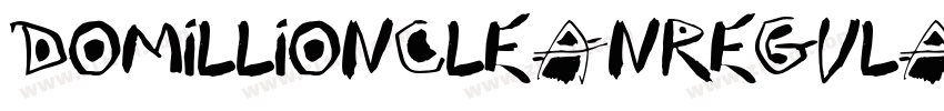 DomillionCleanRegula字体转换