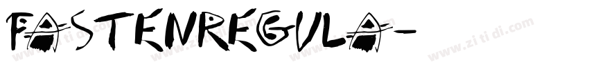 FastenRegula字体转换