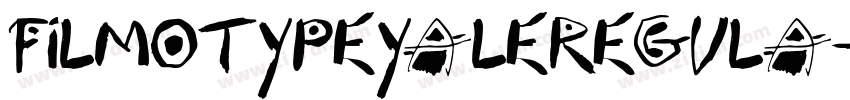 FilmotypeYaleRegula字体转换