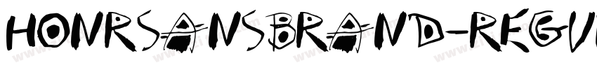 HONRSansBrand-Regula字体转换