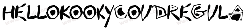 HelloKookyCoudRegula字体转换