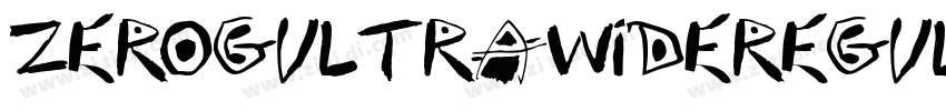 ZeroGUltraWideRegula字体转换