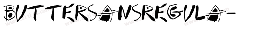 buttersansRegula字体转换