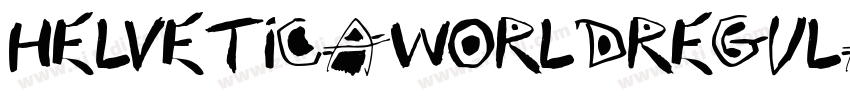 helveticaWorldRegula字体转换