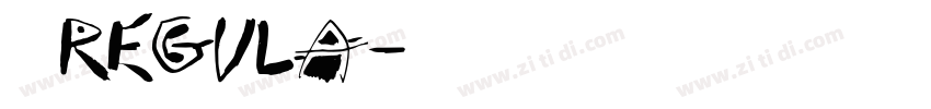 思源Regula字体转换