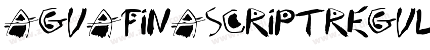 AguafinaScriptRegula字体转换