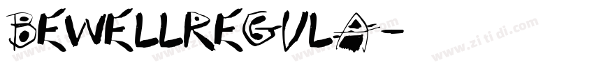 BewellRegula字体转换