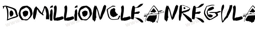 DomillionCleanRegula字体转换