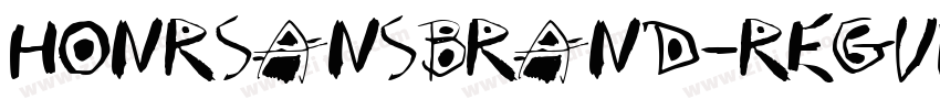 HONRSansBrand-Regula字体转换