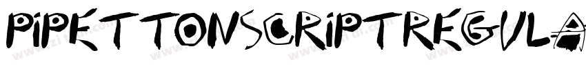 PipettonScriptRegula字体转换