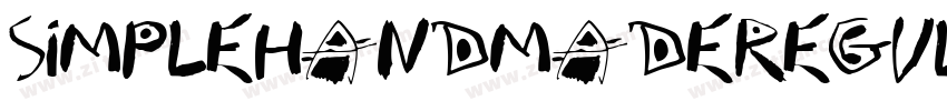 SimpleHandmadeRegula字体转换