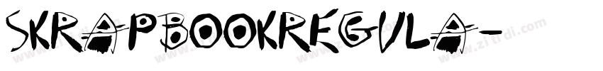 SkrapbookRegula字体转换
