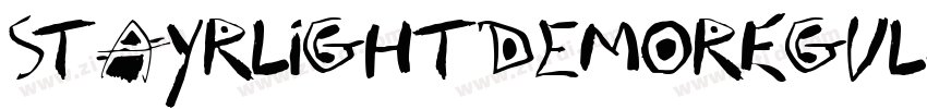 StayrlightDEMORegula字体转换