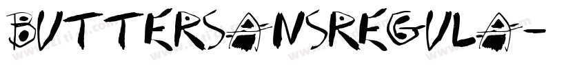 buttersansRegula字体转换