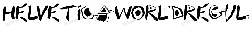 helveticaWorldRegula字体转换