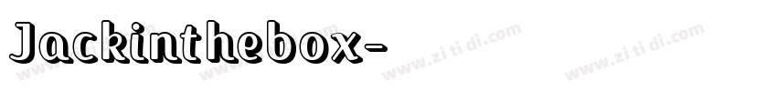 Jackinthebox字体转换
