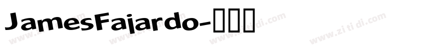 JamesFajardo字体转换