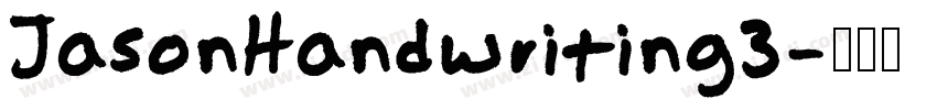 JasonHandwriting3字体转换