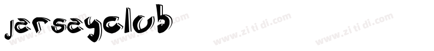 jerseyclub字体转换