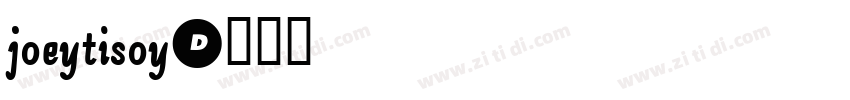 joeytisoy字体转换