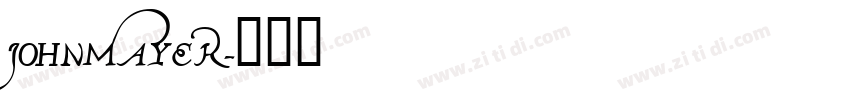 JohnMayer字体转换