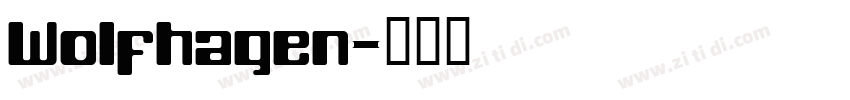 Wolfhagen字体转换