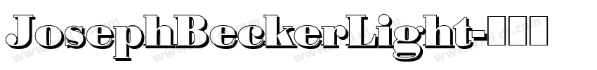 JosephBeckerLight字体转换