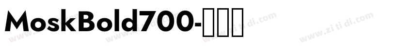 MoskBold700字体转换