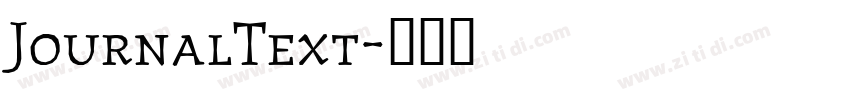 JournalText字体转换