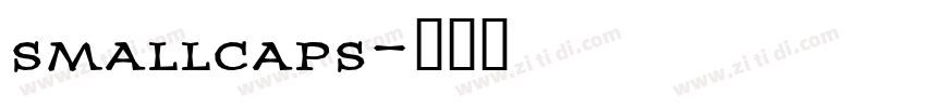 smallcaps字体转换
