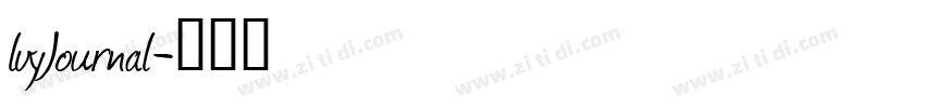 lvyJournal字体转换