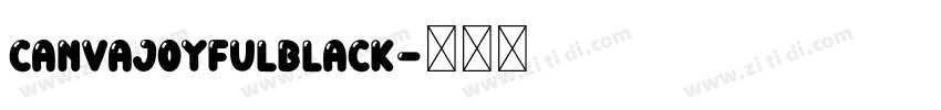CanvaJoyfulBlack字体转换