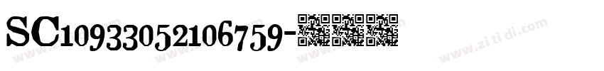 SC10933052106759字体转换