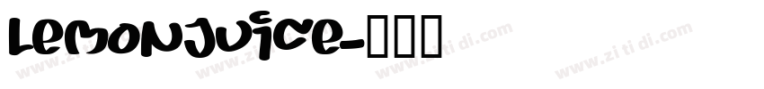 LemonJuice字体转换