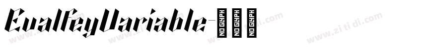 EvalfeyVariable字体转换